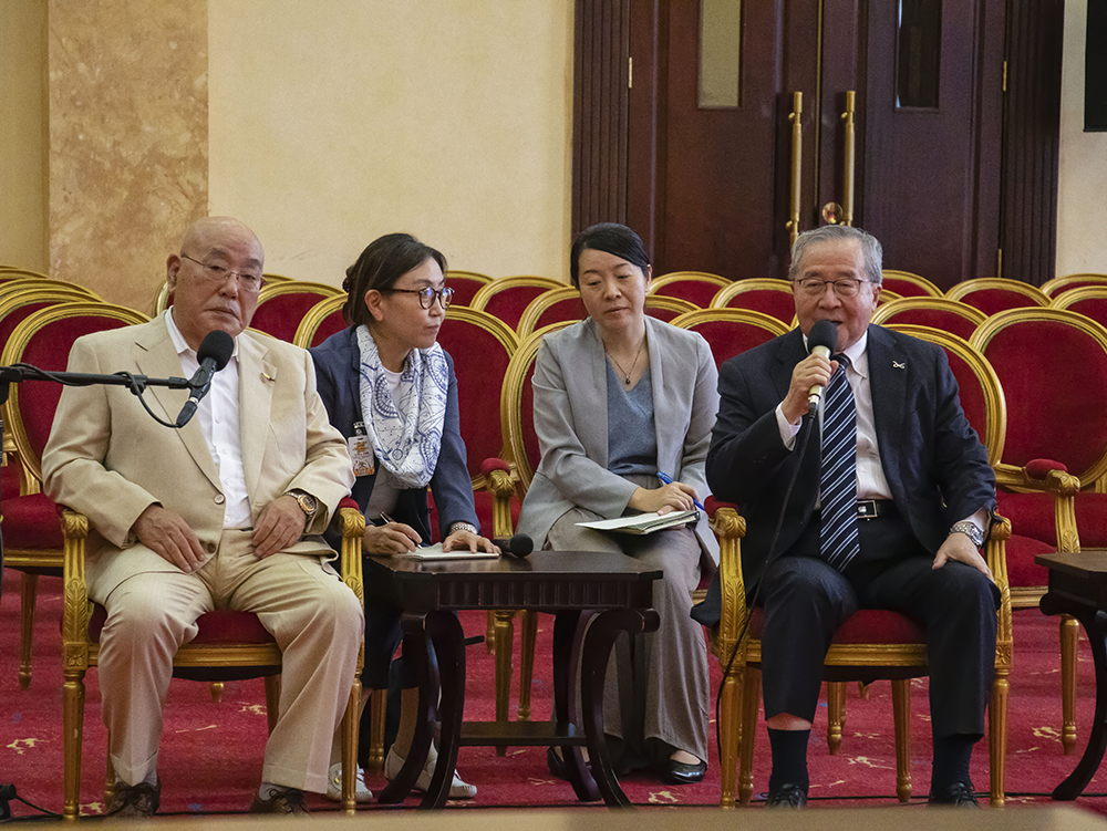 The team was on Tuesday, August 26, 2025, led by Special Advisor to the Prime Minister of Japan Isao Iijima, and foundation chairperson Takeju Ogata.