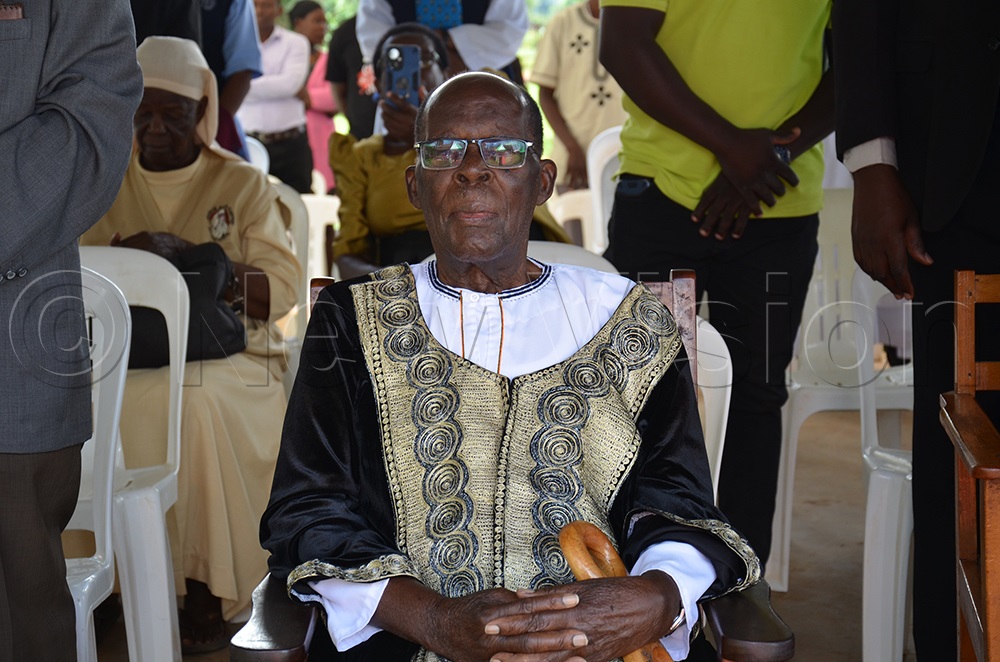Kwar Adhola Moses Stephen Owori marks 100th birthday'. (Photo by Faustine Odeke)