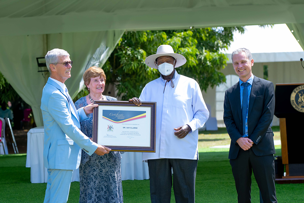 President Museveni congratulated the awardees for being recognized because of the great work they have done for Uganda.