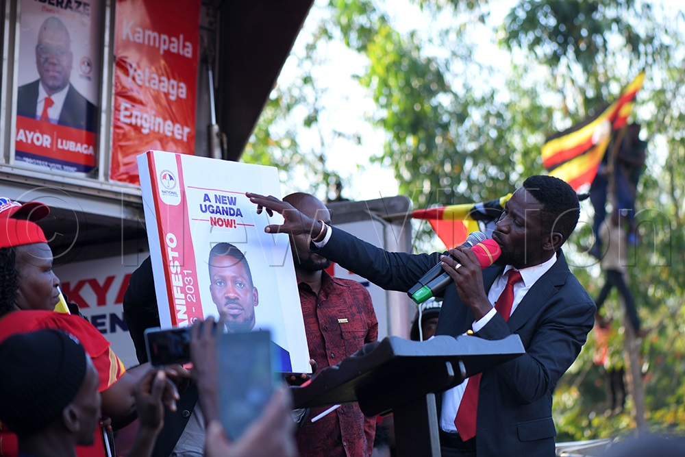 Bobi Wine outlined his vision for a new governance model grounded in accountability, equity and service delivery, describing the country’s current state as one of “deep crisis.” (Credit: Richard Sanya) 