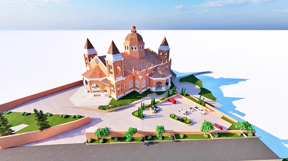 The artistic impression of the new Mukono Diocese Cathedral that is estimated to consume over sh9b during a two year construction in Mukono district. (Photo by Isaac Nuwagaba)
