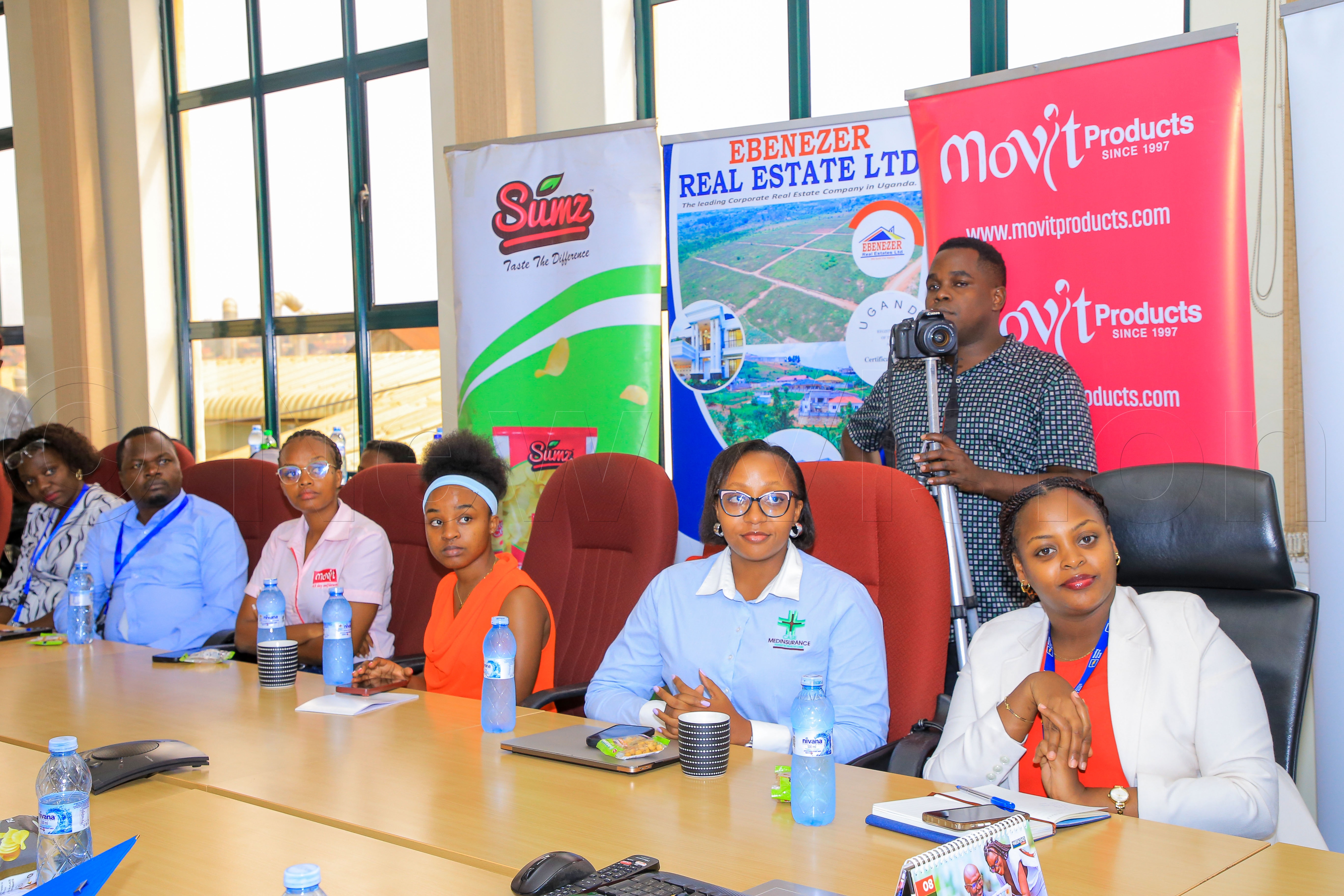 Stakeholders during the Launch of the Mama Tendo Parenting Symposium and Kids book at Vision Group Head Office on July 14, 2025. (Photo by Miriam Najjingo)