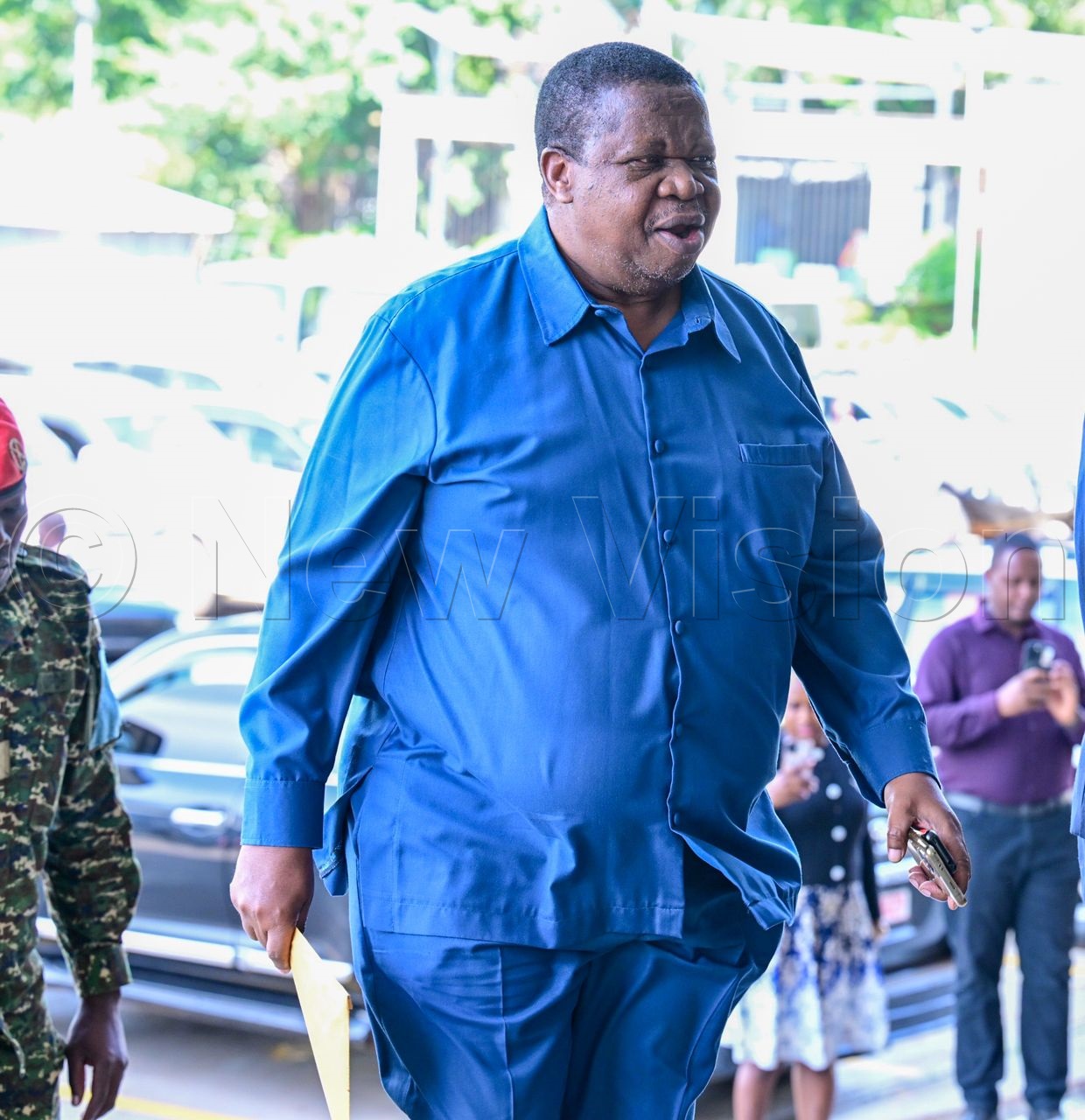 Minister of Water and Environment, Maj. Gen. Kahinda Otafiire.