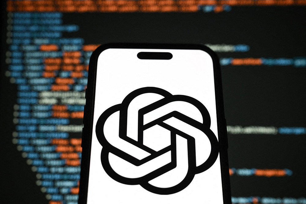 In this photo illustration, 'ChatGPT' logo is displayed on mobile phone screen in Ankara, Turkiye on March 12, 2025. (Photo by Abdullah Guclu / Anadolu via AFP)