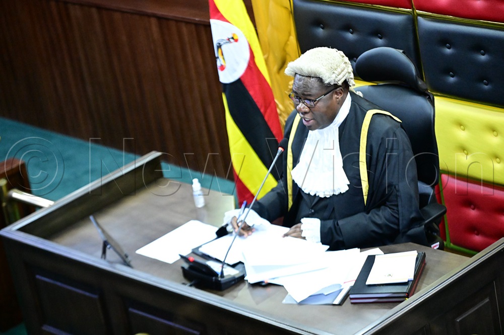 Speaker of Parliament, Jacob Marksons Oboth. (Credit: Maria Wamala)