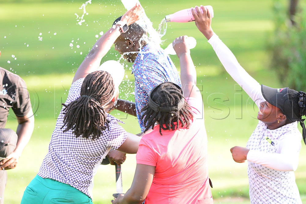 Grace Kasango is showered by his fans after he won the POA Entebbe leg, April 4, 2026. (Credit: Michael Nsubuga)