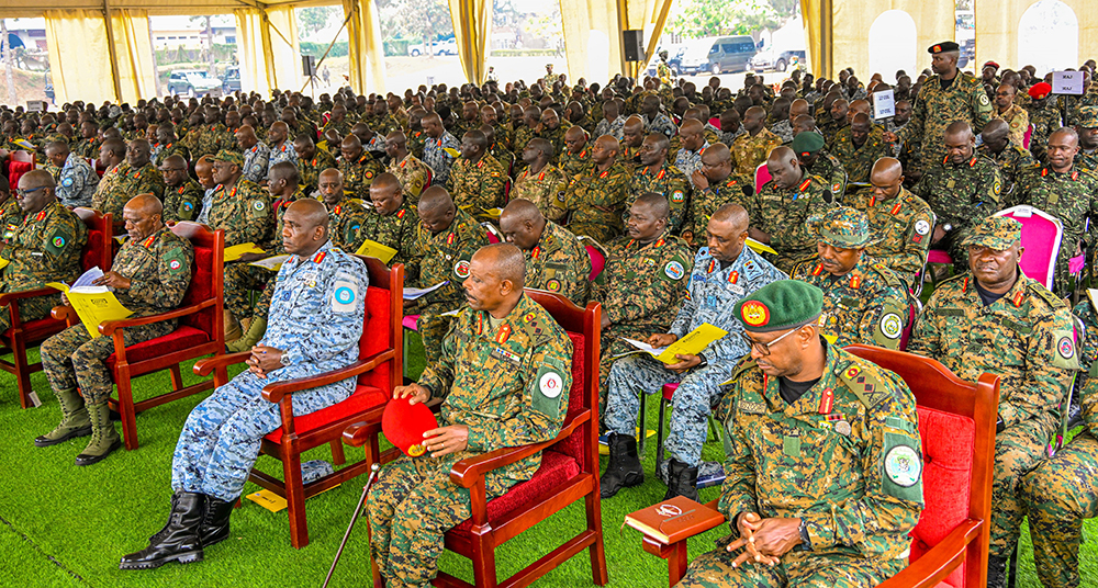 Army officers present at the voting. (Courtesy)