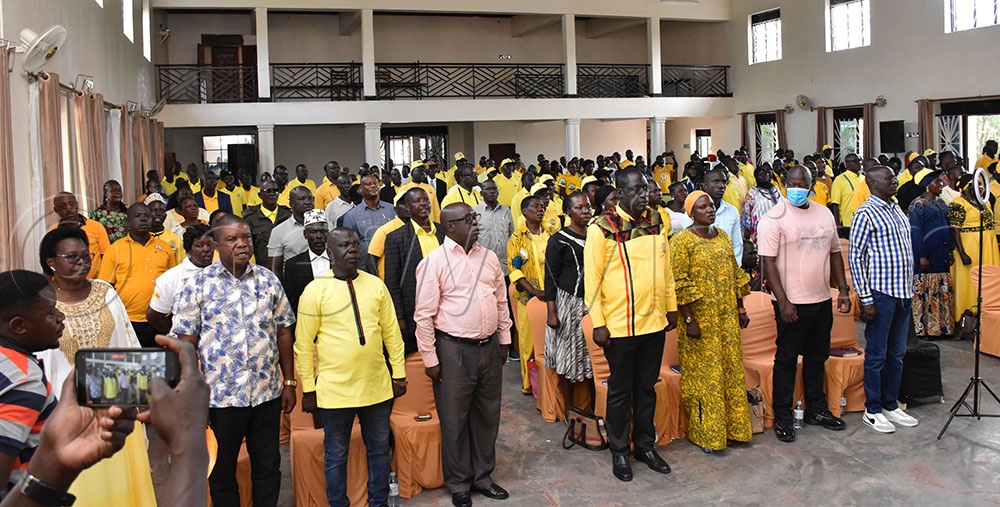 NRM leaders from Western Nile attend a meeting in Arua. (Credit: Simon Peter Tumwine) 