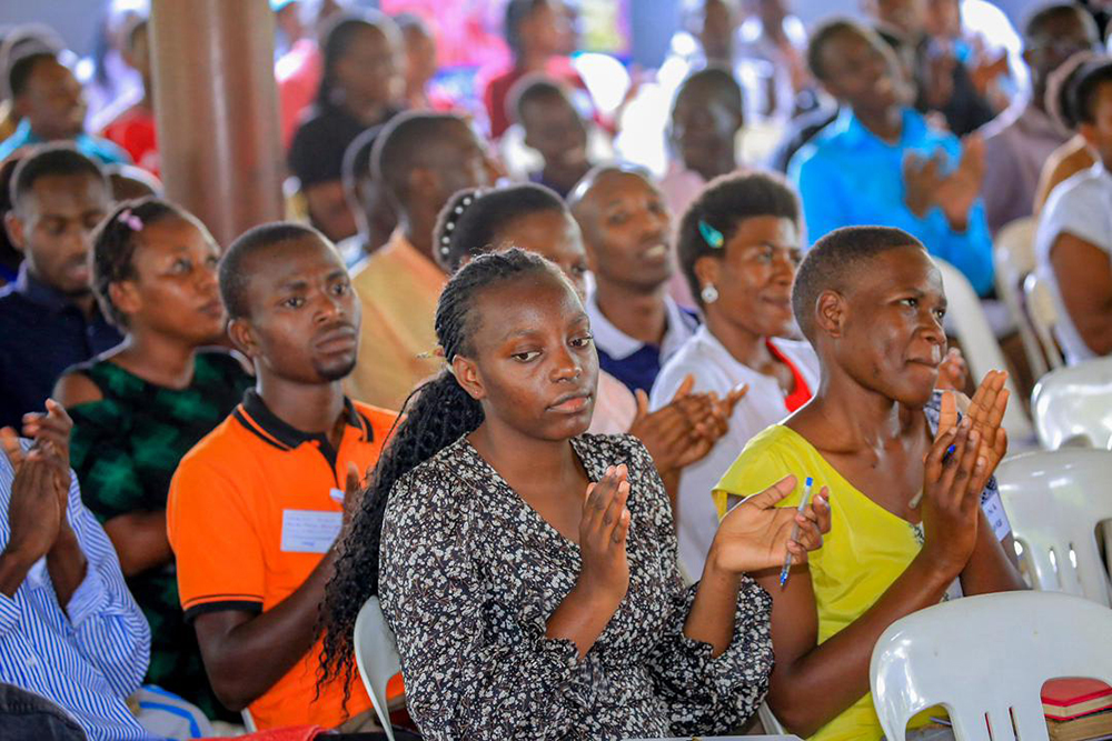 Some of the university students attending the Focus Annual National Students’ Easter Camp. (Courtesy photo)
