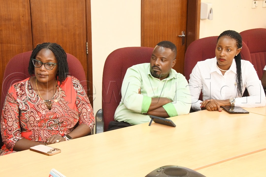 Kengoma Khamasi, District Branding Chair, Samuel Ngambwaki, District Public Image Chair and JJ Kariisa, District Cooperate Partnership chair.