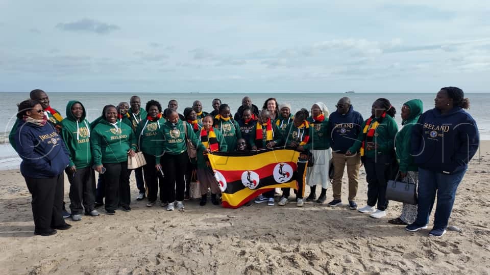 Teachers Making a Difference delegation pose for a photo on the Irish shores.