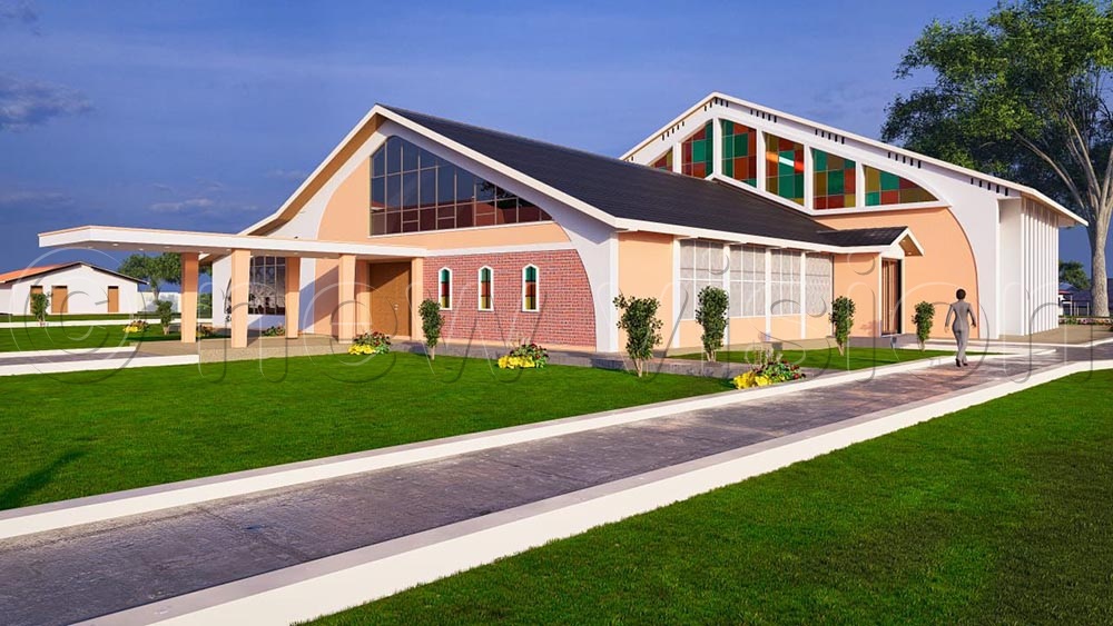 The artistic impression of the new chapel.