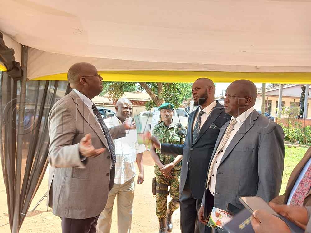 Rwamirama warned veterinary officers against charging farmers additional fees for the acaricides, saying those found doing so would be arrested because such acts sabotage Government programmes. (Credit: Prossy Nandudu)