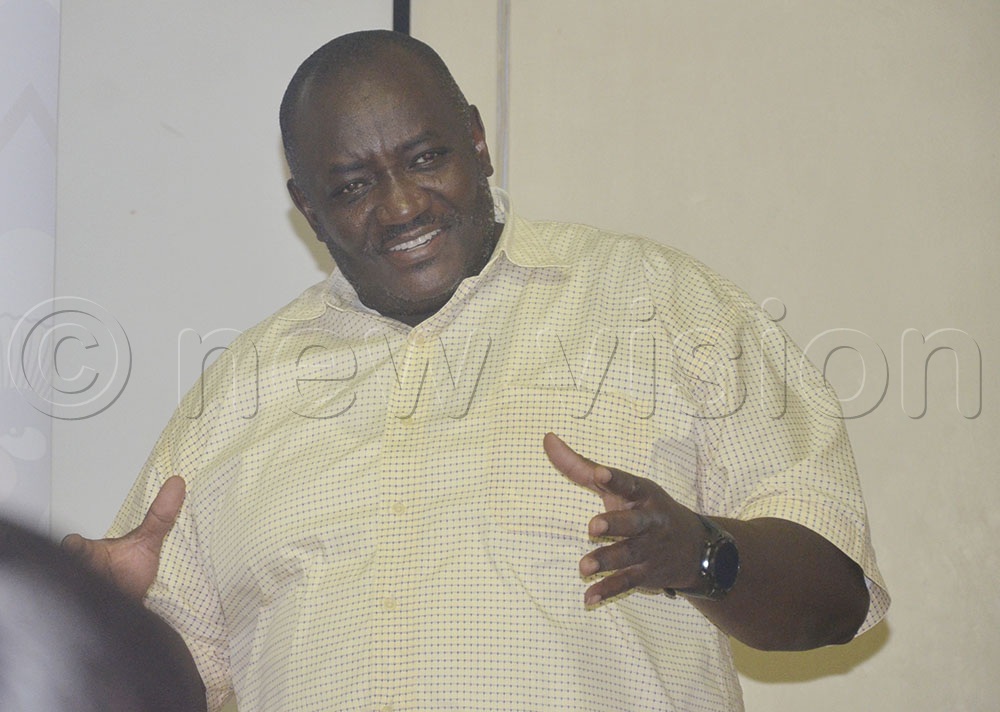 During the training, Arorwa (Pictured) , who also represented Eng. James Kasigwa, the UNBS Executive Director, urged consumers to report any suspected counterfeit products, insisting that consumer vigilance is key to protecting rights and ensuring accountability in the marketplace. (Credit: Douglas Mubiru)