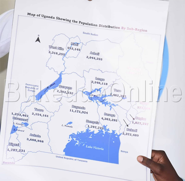 Map ya Uganda eraga Buganda