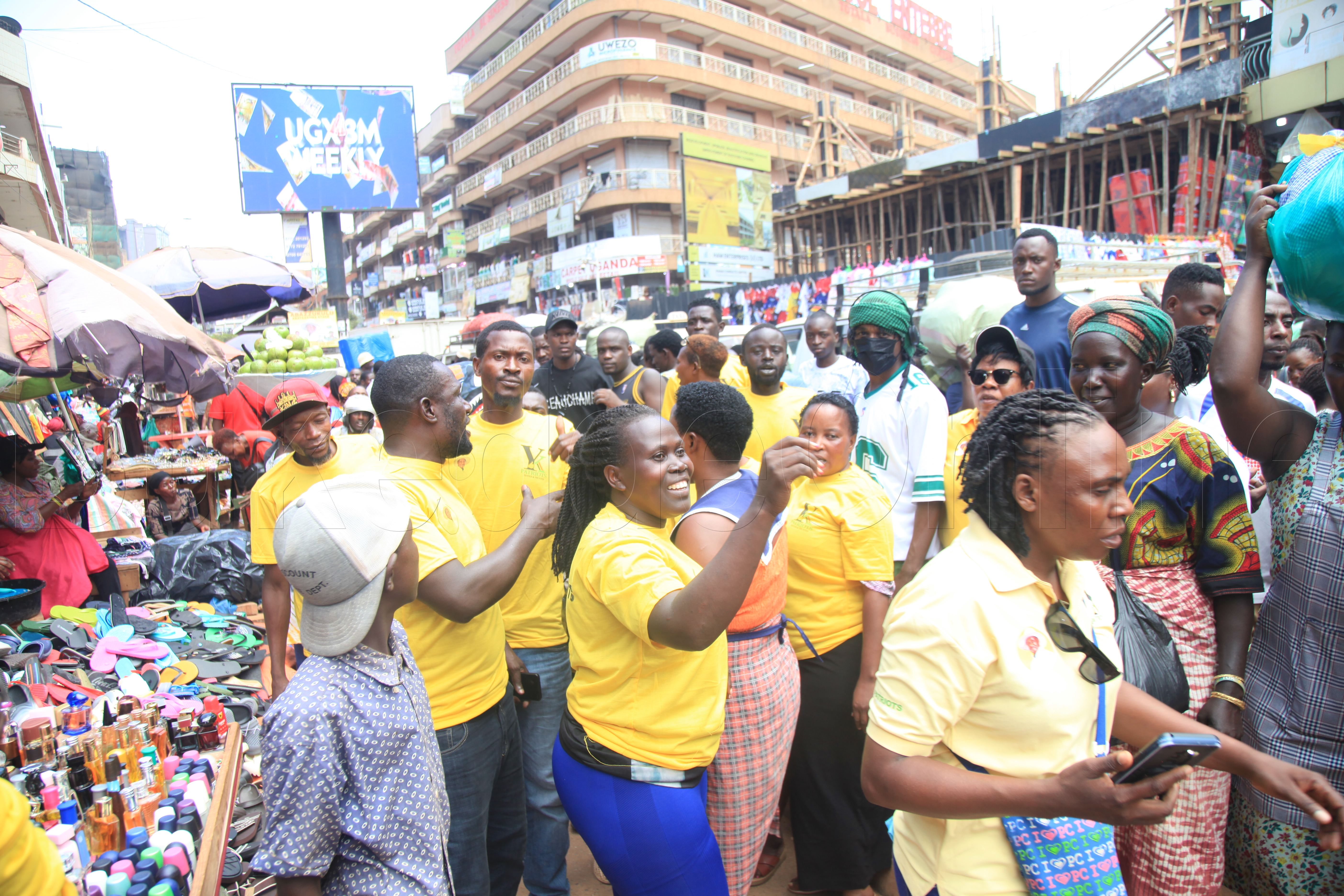 Abamu ku bawagizi ba NRM mu Kampala 