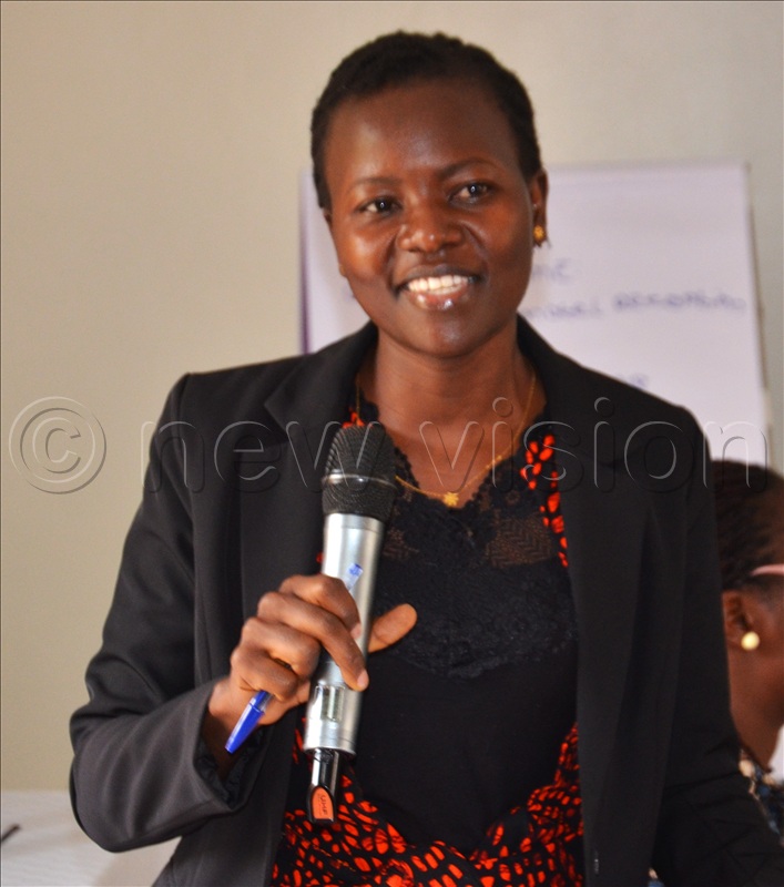 Rebecca Ariokot, the senior Associate-Monitoring, Evaluation and Learning UNNGOF.