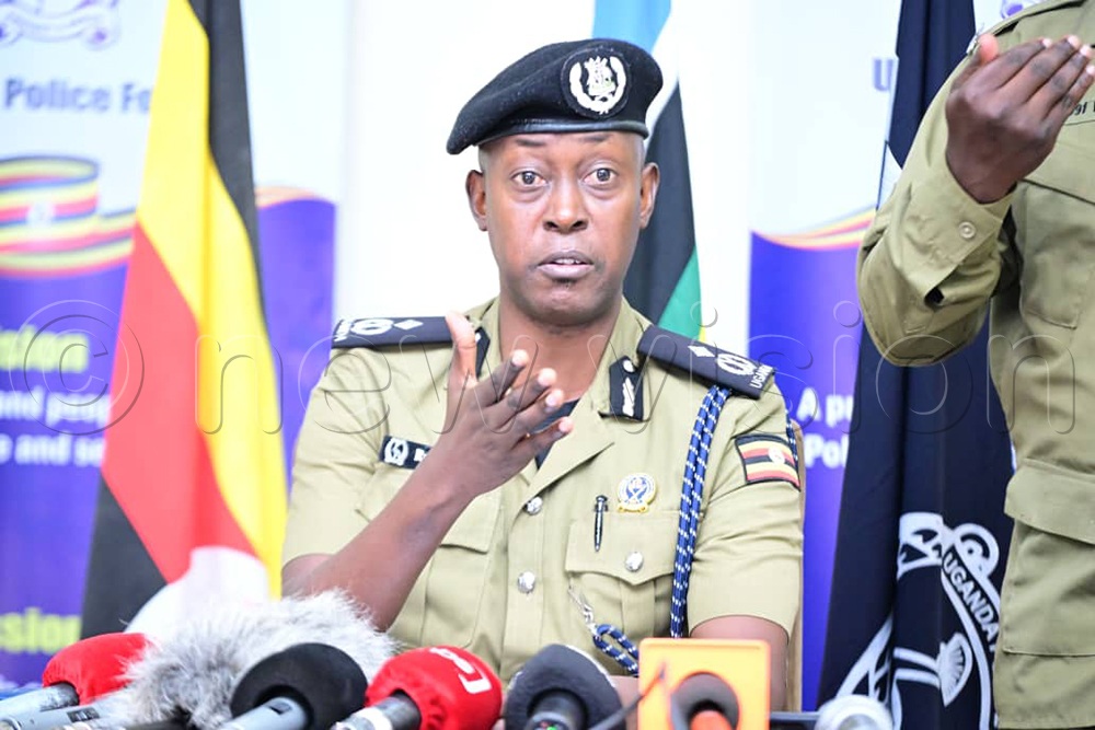Responding to concerns raised by journalists over police charging activists and politicians with inciting violence, Kituuma said the Uganda Police Force operates within a broader justice system that includes the Directorate of Public Prosecutions (DPP). (Credit: Mpalanyi Ssentongo)