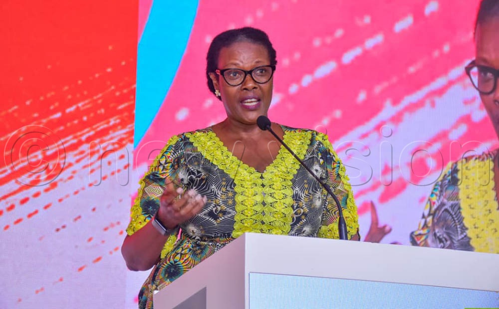 State Minister for Primary Health Care Margaret Muhanga who officiated the launch said although Uganda had registered progress in maternal health, adolescent pregnancy remained unacceptably high at 24% national. (Credit:  Sharon Nabasirye)