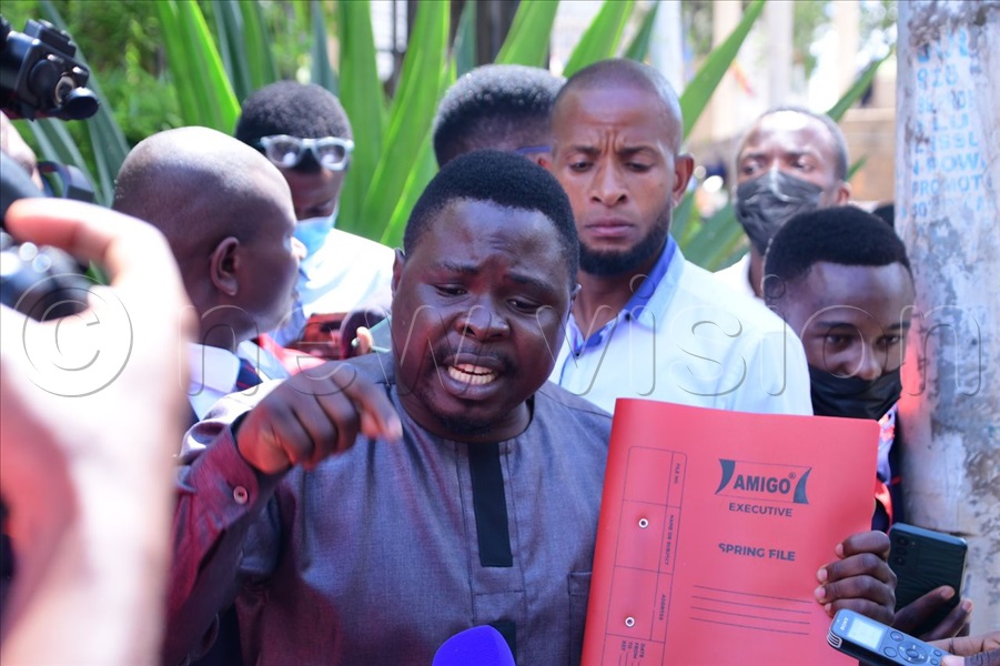 MP Francis Zaake received the students' petition.