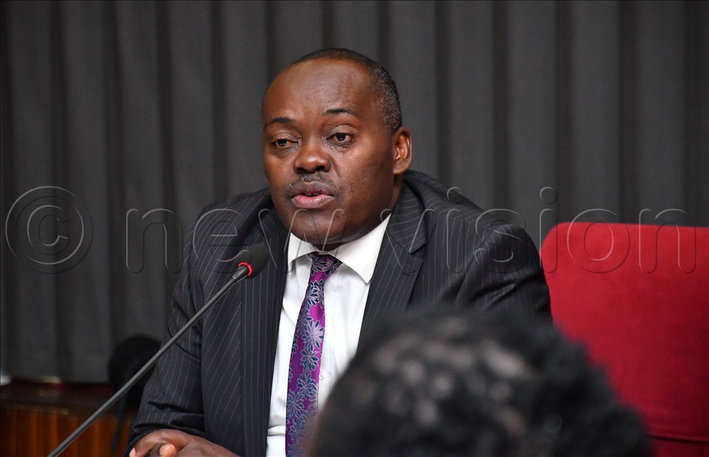 The chairperson COSASE Medard Lubega Ssegona. 