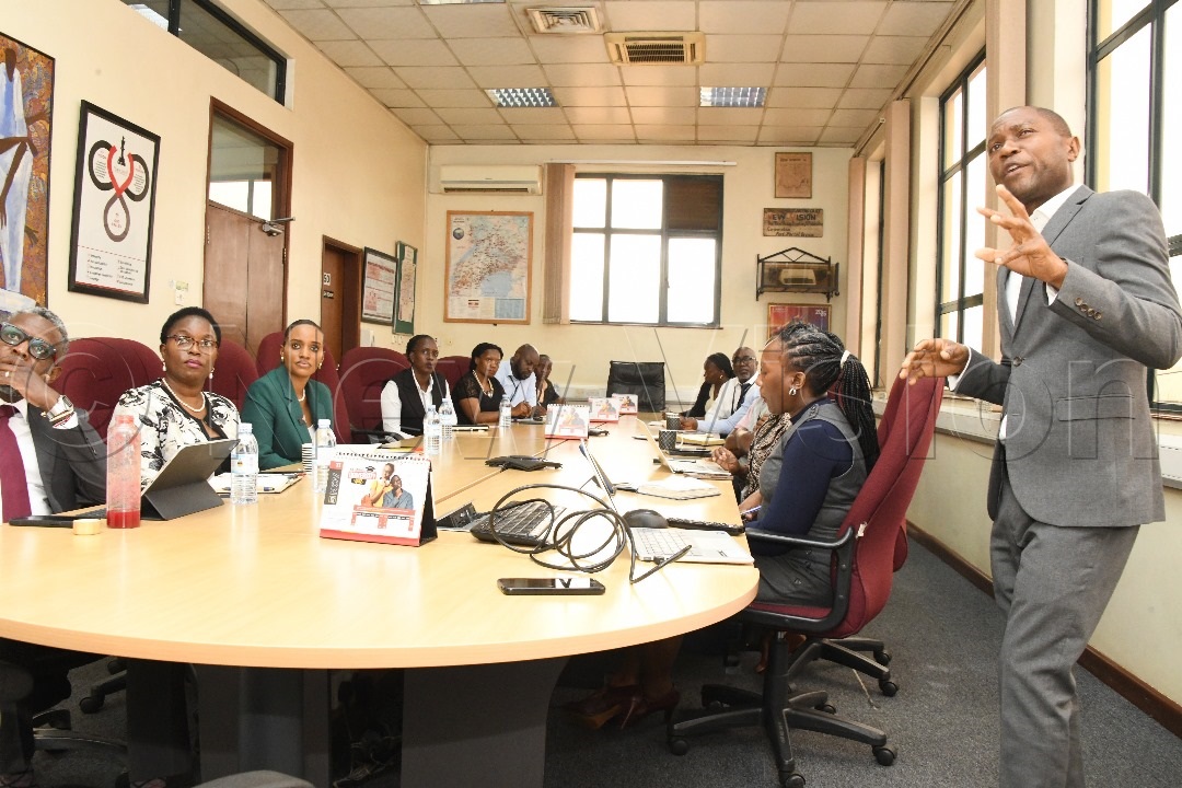 Herbert Ssempogo, senior Corporate Affairs Officer UNOC, making a presentation. (Credit: Mpalanyi Ssentongo)