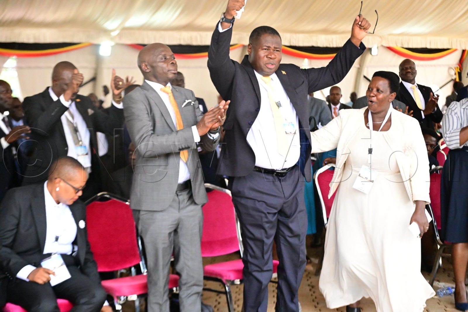 Jacoth Oboth-Oboth in victorious mode. (Credit: Maria Wamala)