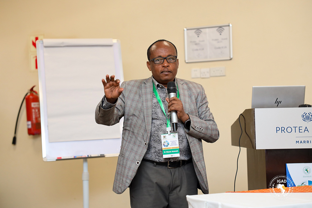 Dr Wasi Anteneh from the IGAD secretariat. (Courtesy)