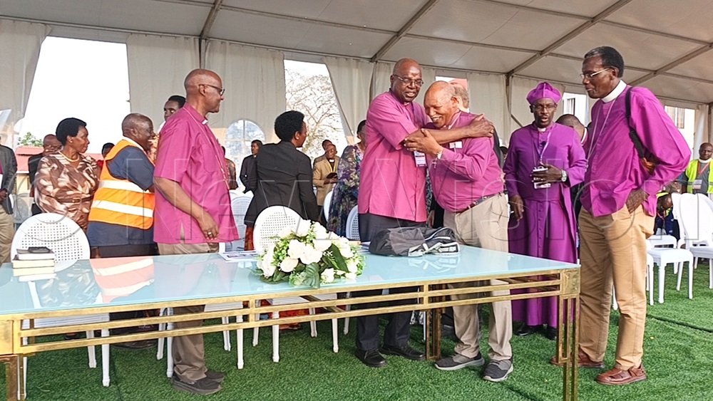former Archbishop of Uganda Henry Luke Orombi at the (Credit: Abdulkarim Ssengendo)