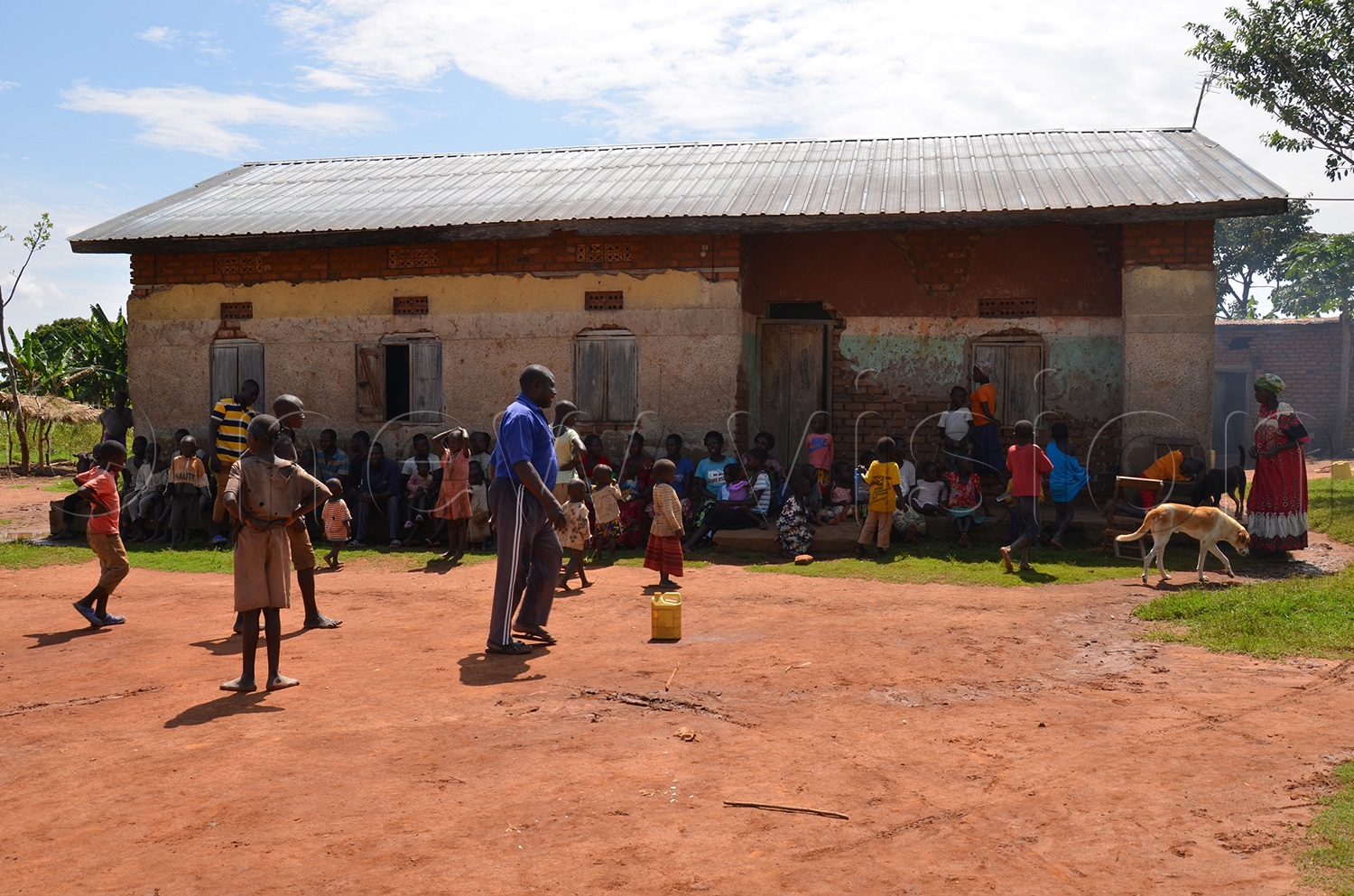 The house that hosts all the women. Photo by Faustine Odeke