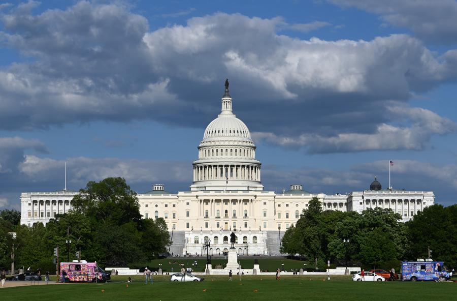 This photo taken on April 30, 2026 shows the U.S. Capitol building in Washington, D.C., the United States. (Xinhua)