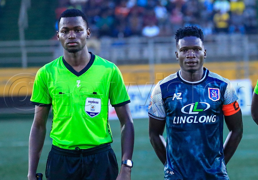 Owori (right) before a match