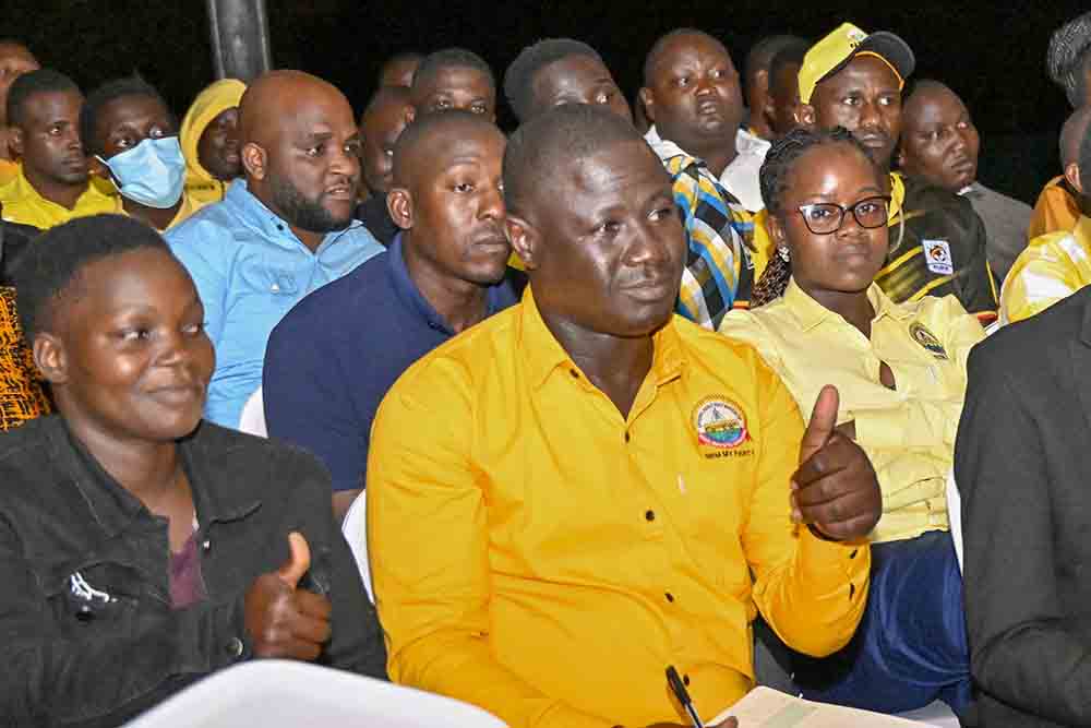 The President noted that the growing crowds at current NRM rallies reflect two things: based on the peace ushered in after years of conflict, especially in previously war-affected areas, and the fact that the Parish Development Model has begun reaching households directly. (PPU Photos)