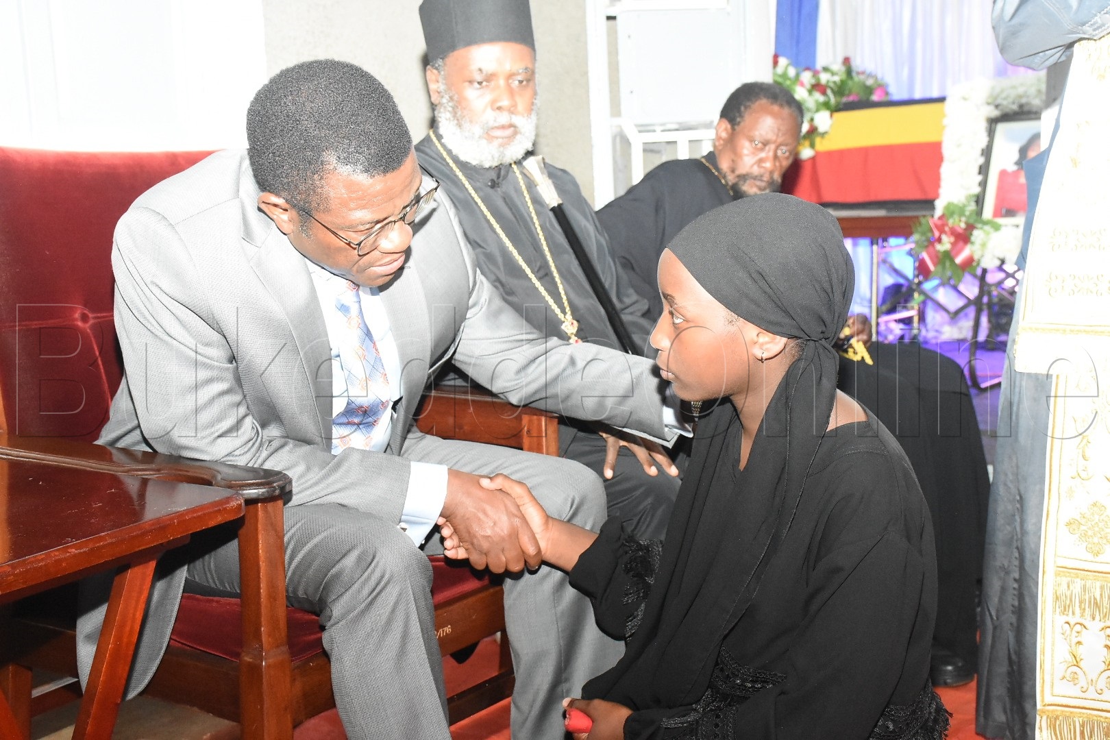 Katikkiro ng'abuuza ku mwana wa Helen Nakimuli