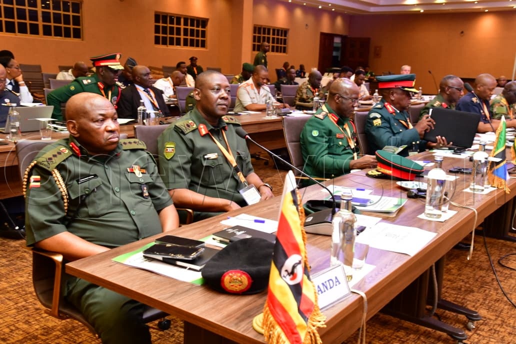 African defence chiefs at the conference. (Credit: Mpalanyi Ssentongo)