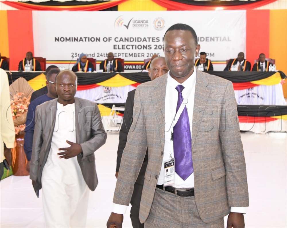  Elton Joseph Mabirizi duly nominated during the Presidential Nominations on Tuesday, September 23, 2025, at Lubowa- Lweza.
