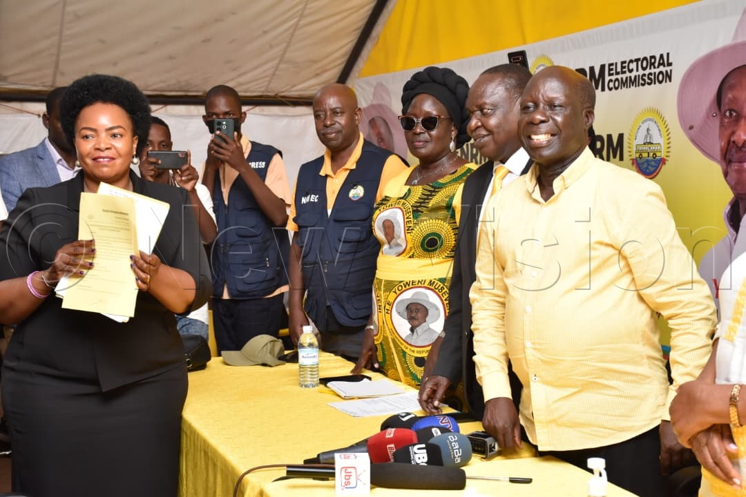 Outgoing state Minister for Housing, Persis Namuganza, who is an NRM leaning MP, expressed interest for the speakership position. (Credit: Simon Peter Tumwine)
